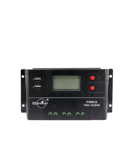 PWM10-USB-Controlador De Carga Pwm 10 Amp 12/24 Dcv con puerto USB. Incluye Envío.