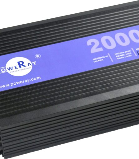 200024P Inversor Off Grid 2000 W 24dcv-110 Ac Onda Pura. Incluye Envío.