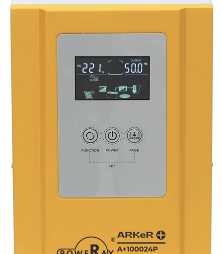 A+100024P Inversor Cargador 1000 W 24 DCV-110 AC MPPT 50 Amp. Onda Pura-SERIE ARKeR+. Incluye Envío!