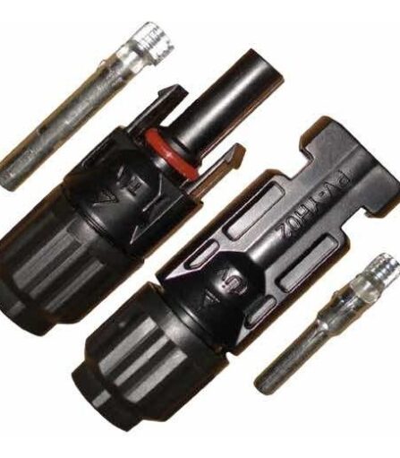 Juego de Conectores MC4 livianos macho hembra 4/6 mm²