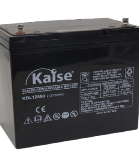 BATERIA AGM 12V.55AH MARCA KAISE BATERIAS