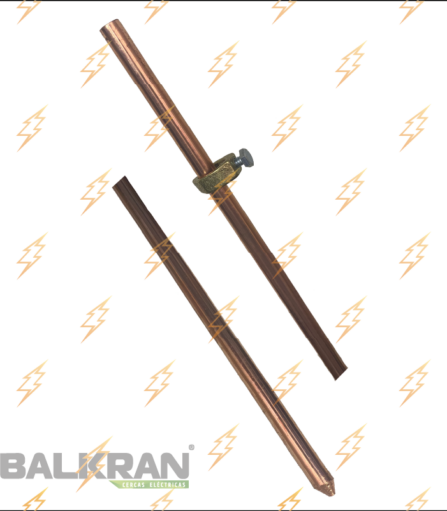 VARILLA COPPER DE 1.50m + CONECTOR