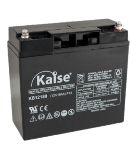 BATERIA AGM 12V.18AH MARCA KAISE BATERIAS